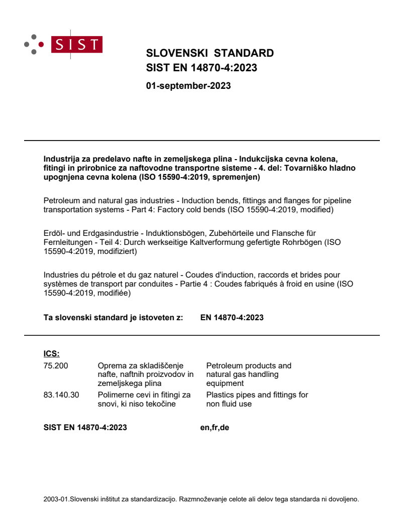 EN 14870-4:2023 EN 14870-4:2023 - Page 1 preview