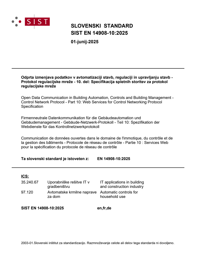 EN 14908-10:2025 EN 14908-10:2025 - Page 1 preview