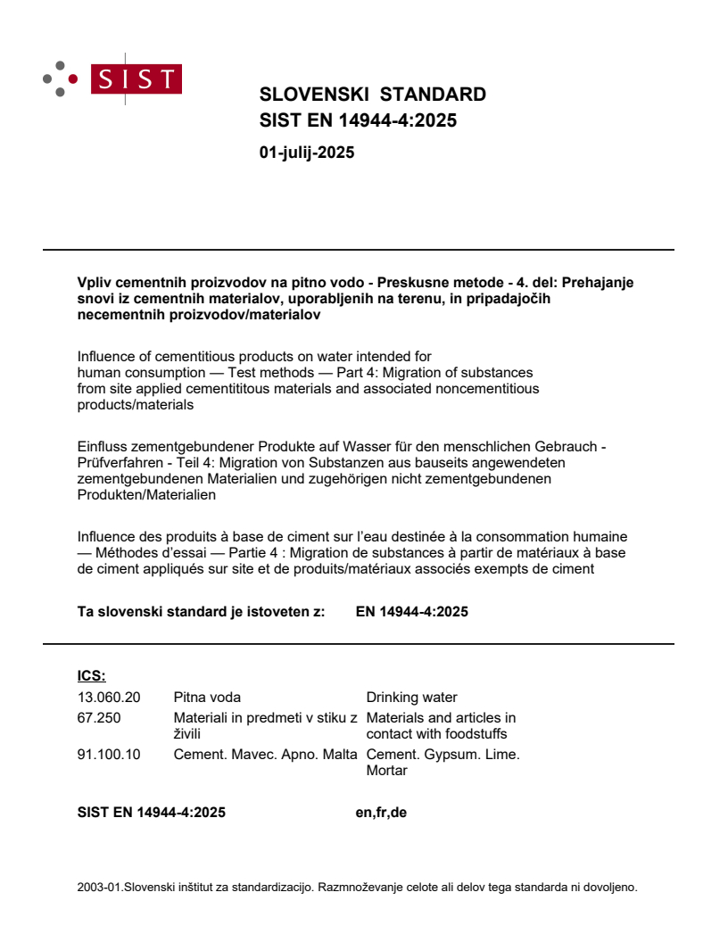 EN 14944-4:2025