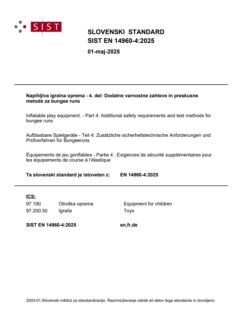 EN 14960-4:2025 EN 14960-4:2025 - Page 1 preview