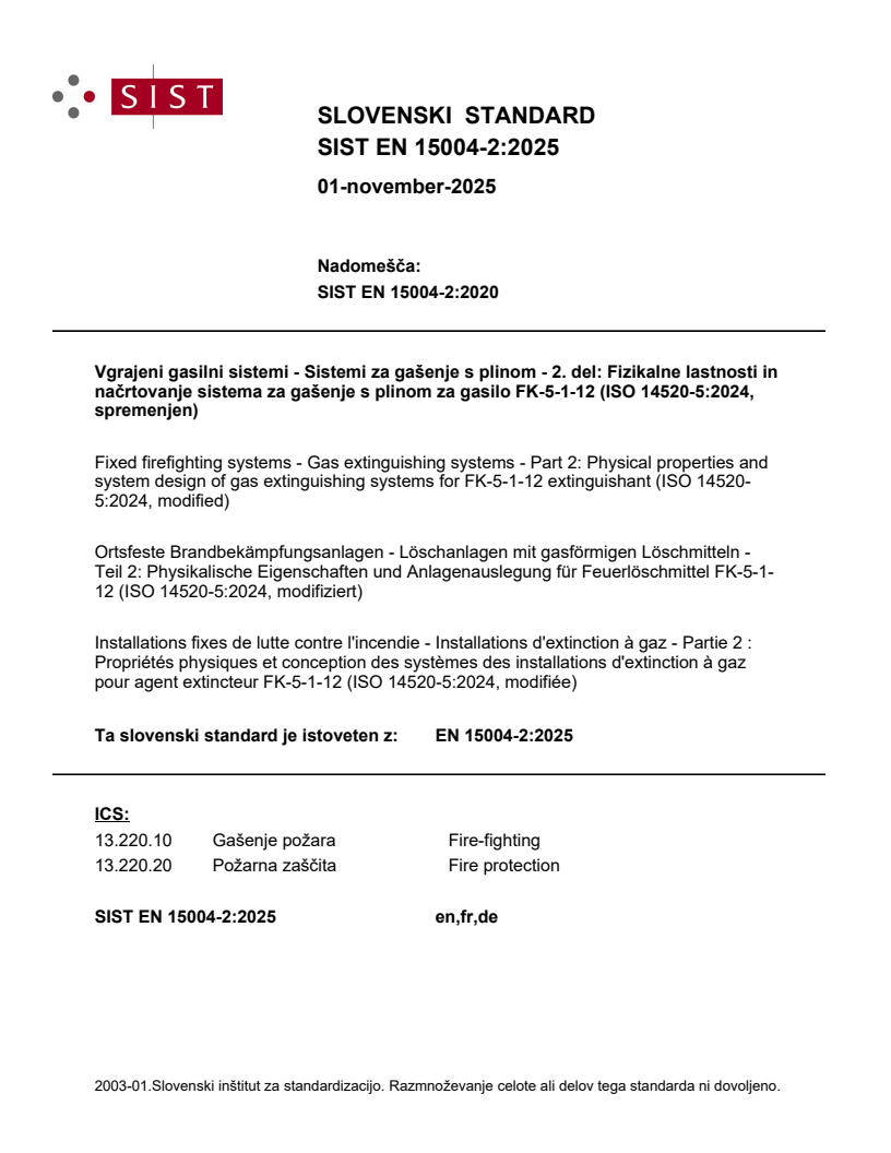 SIST EN 15004-2:2025