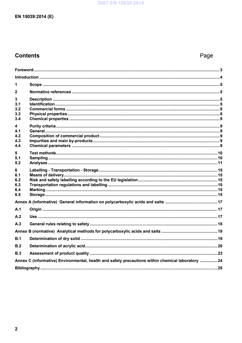 EN 15039:2014 EN 15039:2014 - BARVE - Page 4 preview