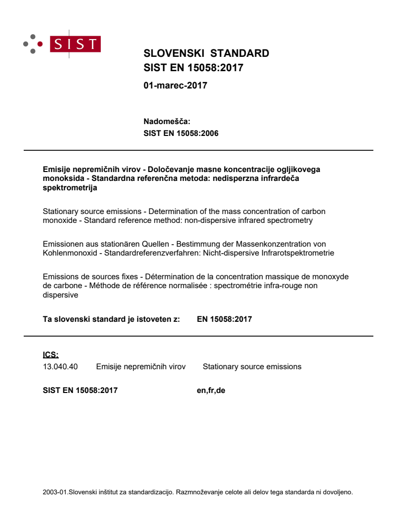 EN 15058:2017 EN 15058:2017 - BARVE - Page 1 preview