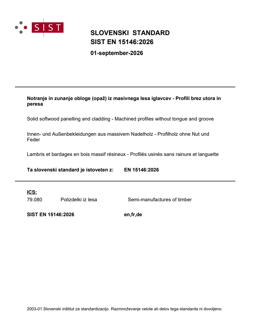 SIST EN 15146:2026 SIST EN 15146:2026 - Page 1 preview