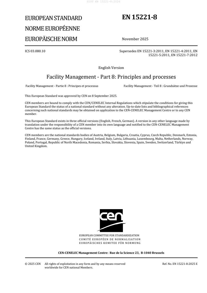 SIST EN 15221-8:2026 - BARVE