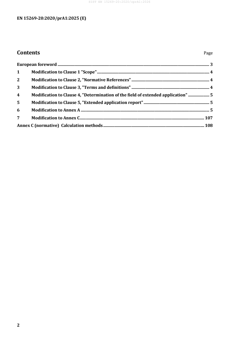 EN 15269-20:2020/prA1 EN 15269-20:2020/oprA1:2026 - Page 4 preview