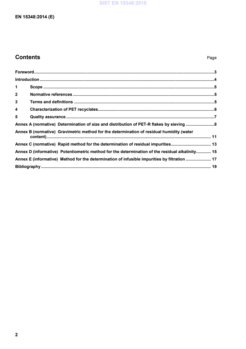 EN 15348:2014 EN 15348:2015 - Page 4 preview