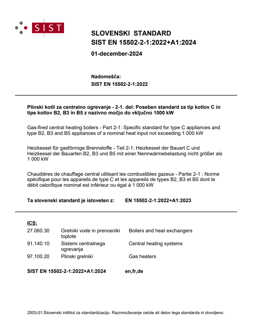 EN 15502-2-1:2022+A1:2023 EN 15502-2-1:2022+A1:2024 - Page 1 preview