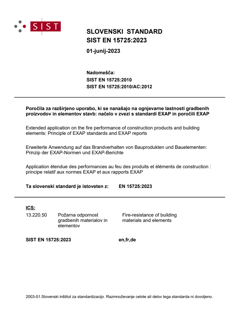 EN 15725:2023 EN 15725:2023 - Page 1 preview
