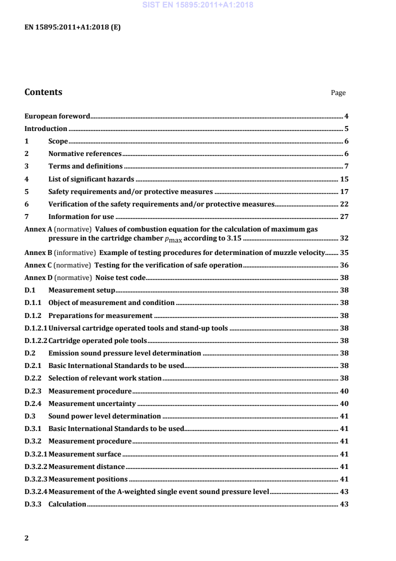EN 15895:2011+A1:2018 EN 15895:2011+A1:2018 - BARVE - Page 4 preview