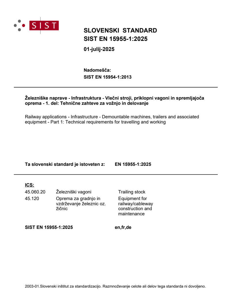 EN 15955-1:2025