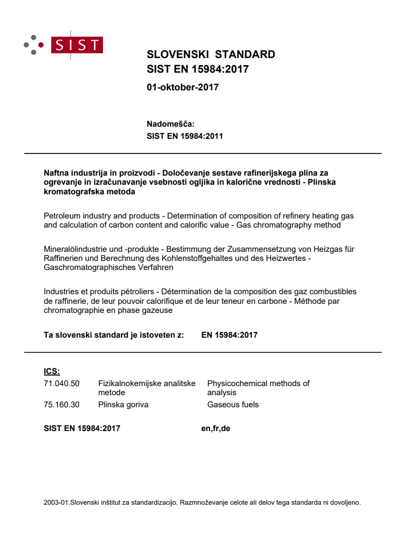 EN 15984:2017 EN 15984:2017 - BARVE - Page 1 preview