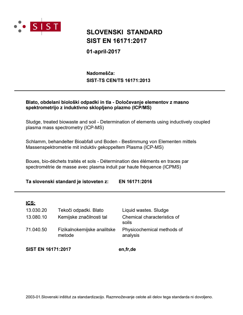 SIST EN 16171:2017 SIST EN 16171:2017 - Page 1 preview