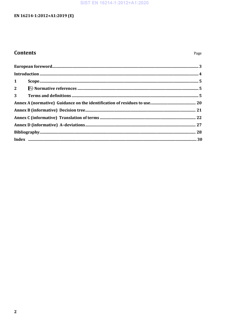 EN 16214-1:2012+A1:2019 EN 16214-1:2012+A1:2020 - Page 4 preview