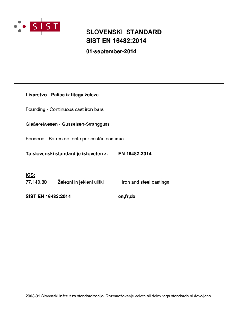 EN 16482:2014 EN 16482:2014 - Page 1 preview