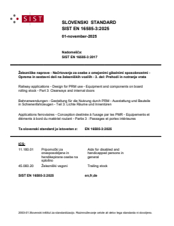 SIST EN 16585-3:2025 - BARVE - Page 1 preview