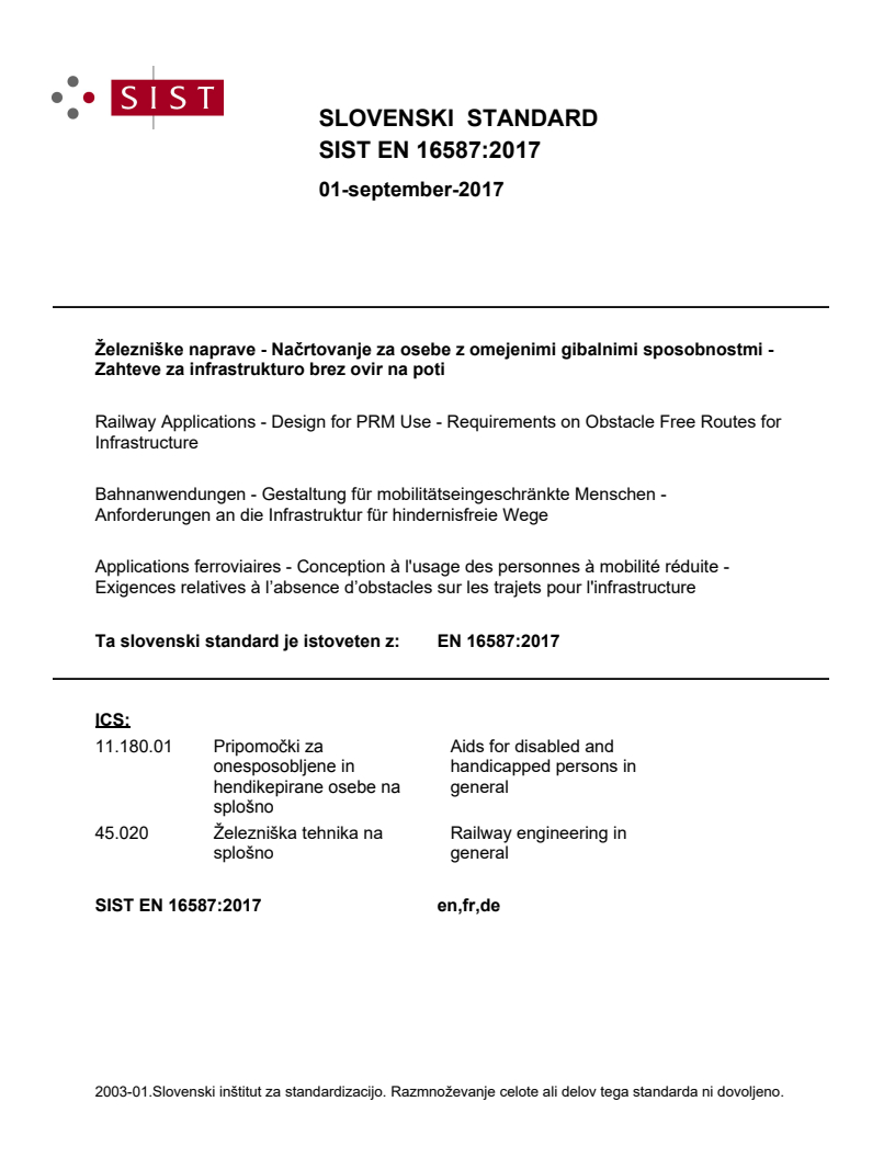 EN 16587:2017 EN 16587:2017 - Page 1 preview