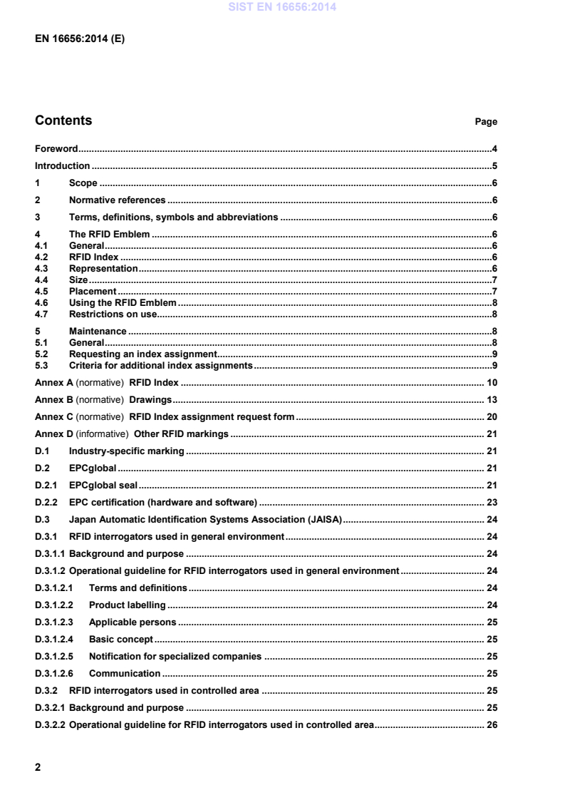 EN 16656:2014 EN 16656:2014 - BARVE - Page 4 preview