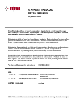 SIST EN 16663:2026 - BARVE - Page 1 preview