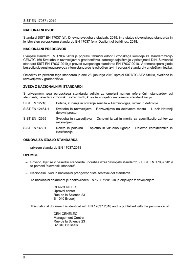 EN 17037:2018 EN 17037:2019 - BARVE - Page 2 preview