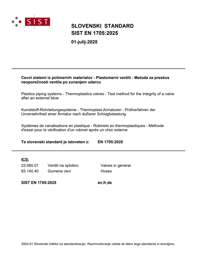 EN 1705:2025