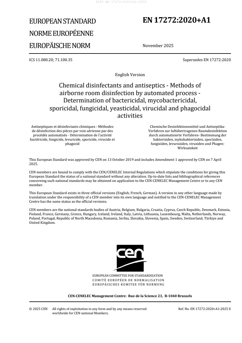 SIST EN 17272:2020+A1:2026 SIST EN 17272:2020+A1:2026 - BARVE