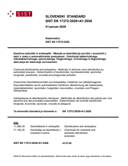 SIST EN 17272:2020+A1:2026 - BARVE - Page 1 preview