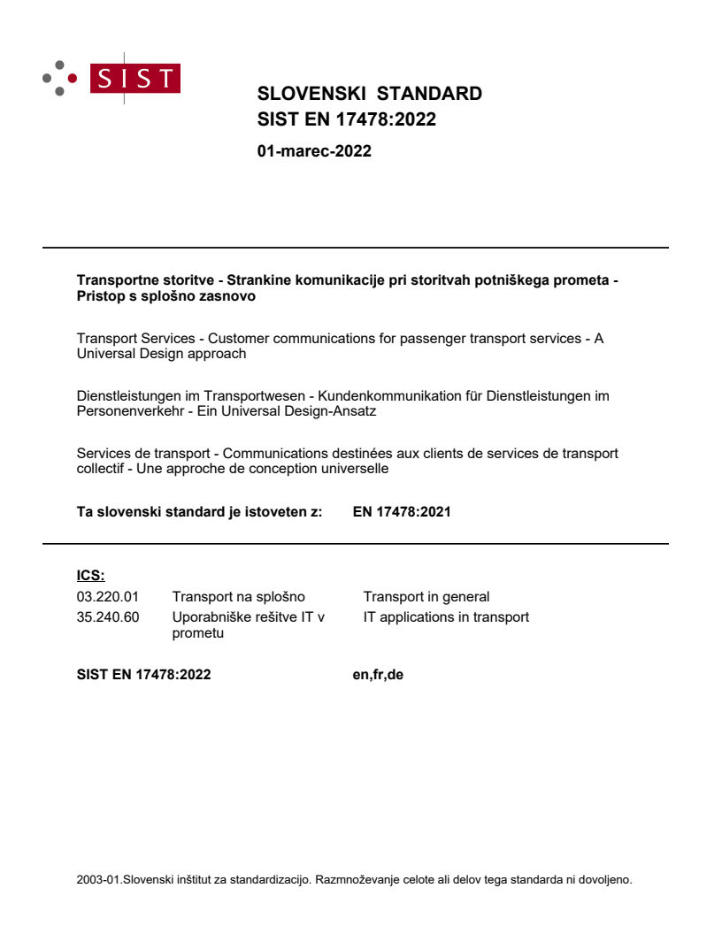 EN 17478:2021 EN 17478:2022 - Page 1 preview