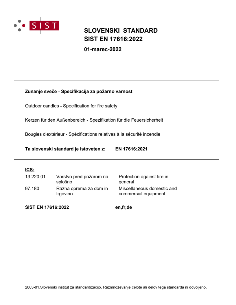EN 17616:2021 EN 17616:2022 - Page 1 preview