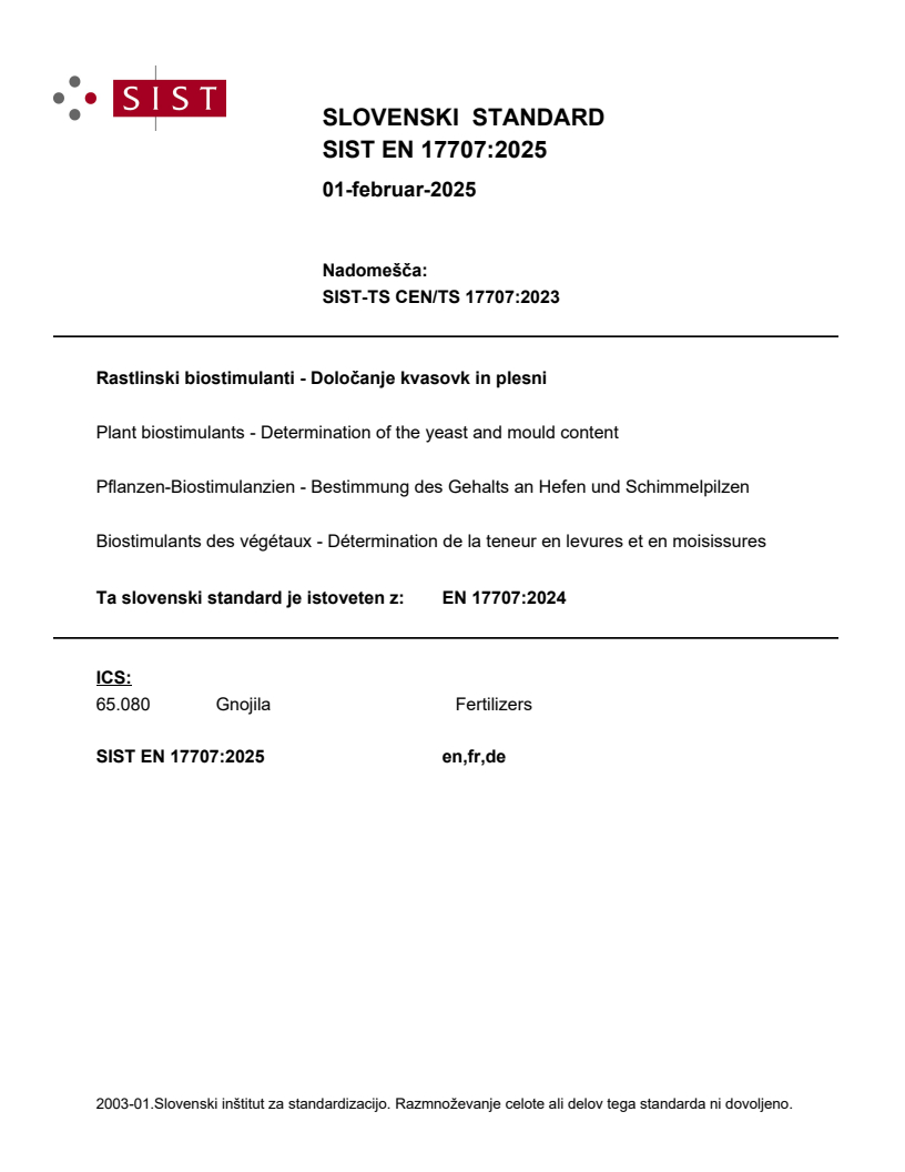 EN 17707:2024 EN 17707:2025 - Page 1 preview
