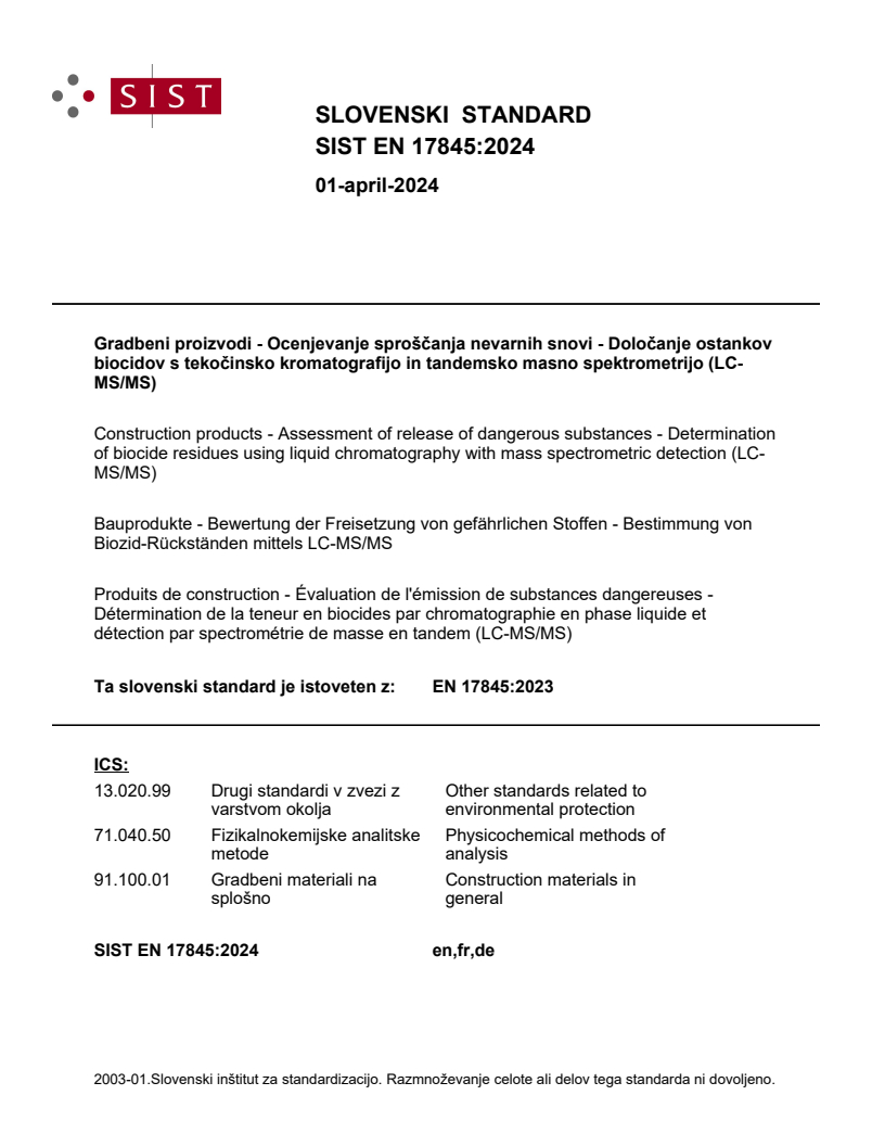 EN 17845:2023 EN 17845:2024 - Page 1 preview