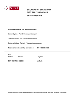 SIST EN 17860-6:2025 - BARVE - Page 1 preview
