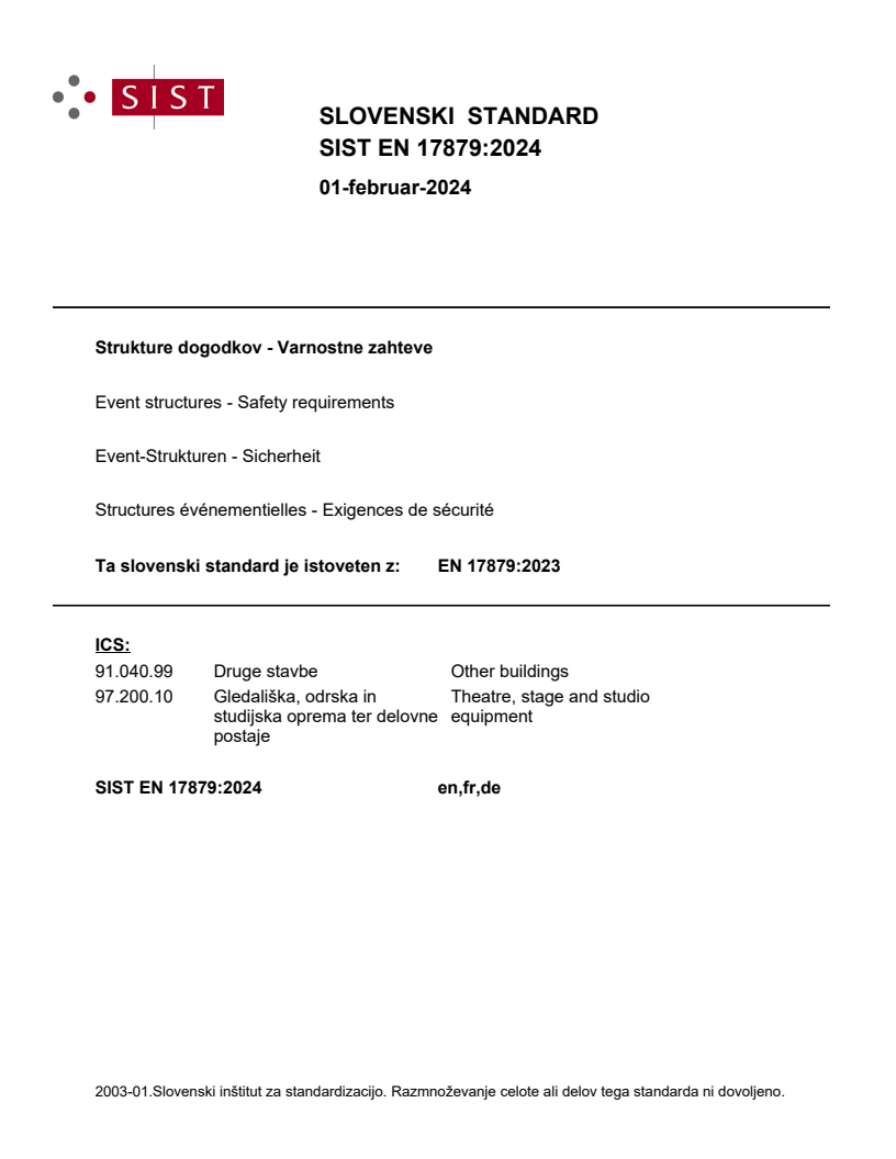 EN 17879:2023 EN 17879:2024 - Page 1 preview