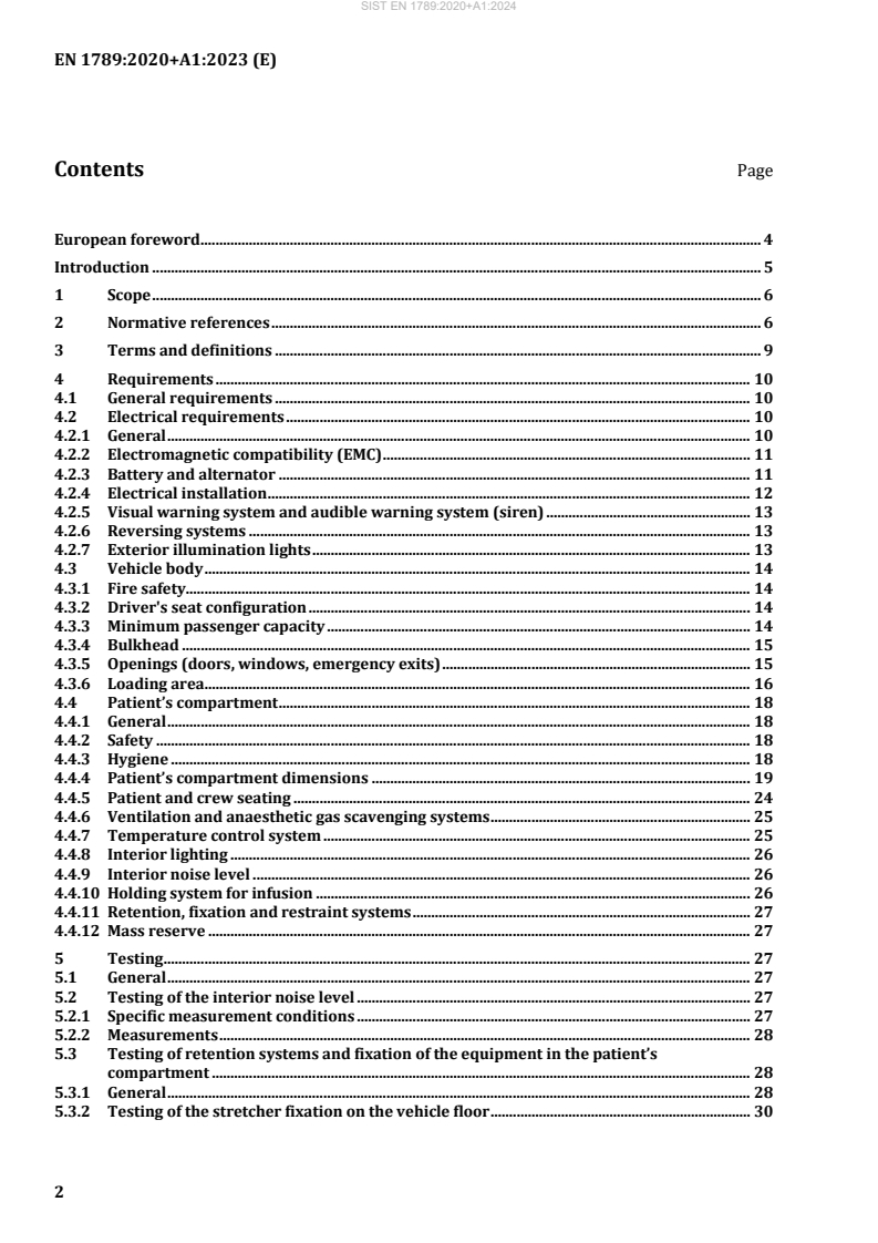 EN 1789:2020+A1:2023 EN 1789:2020+A1:2024 - Page 4 preview