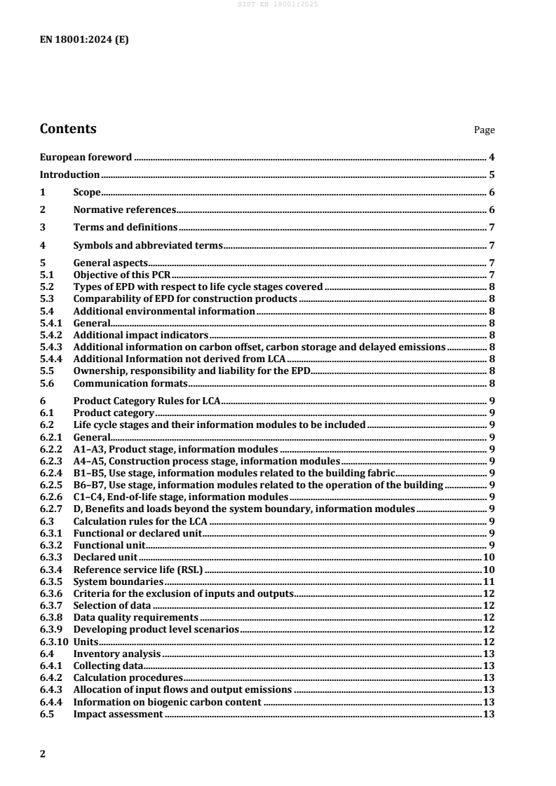 EN 18001:2024 EN 18001:2025 - Page 4 preview