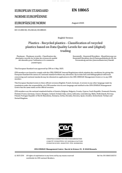 SIST EN 18065:2025 - BARVE - Page 3 preview