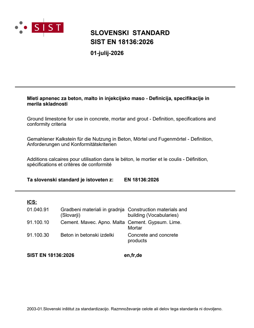 SIST EN 18136:2026 SIST EN 18136:2026 - Page 1 preview