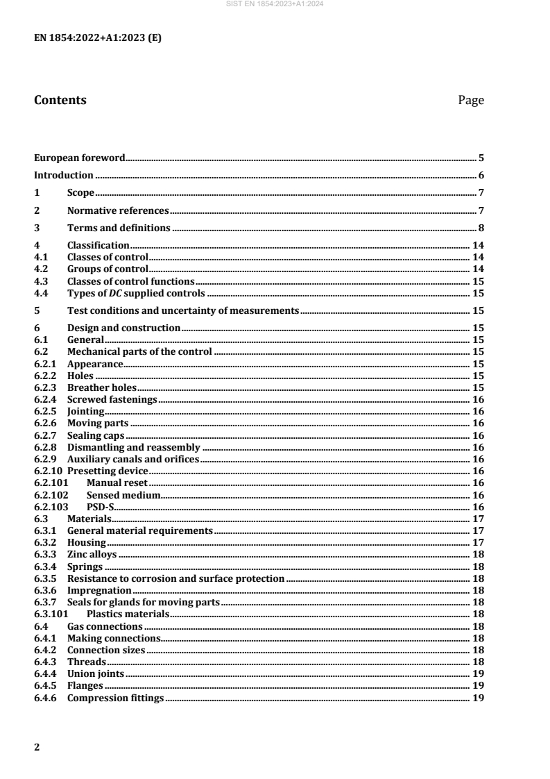 EN 1854:2022+A1:2023 EN 1854:2023+A1:2024 - Page 4 preview