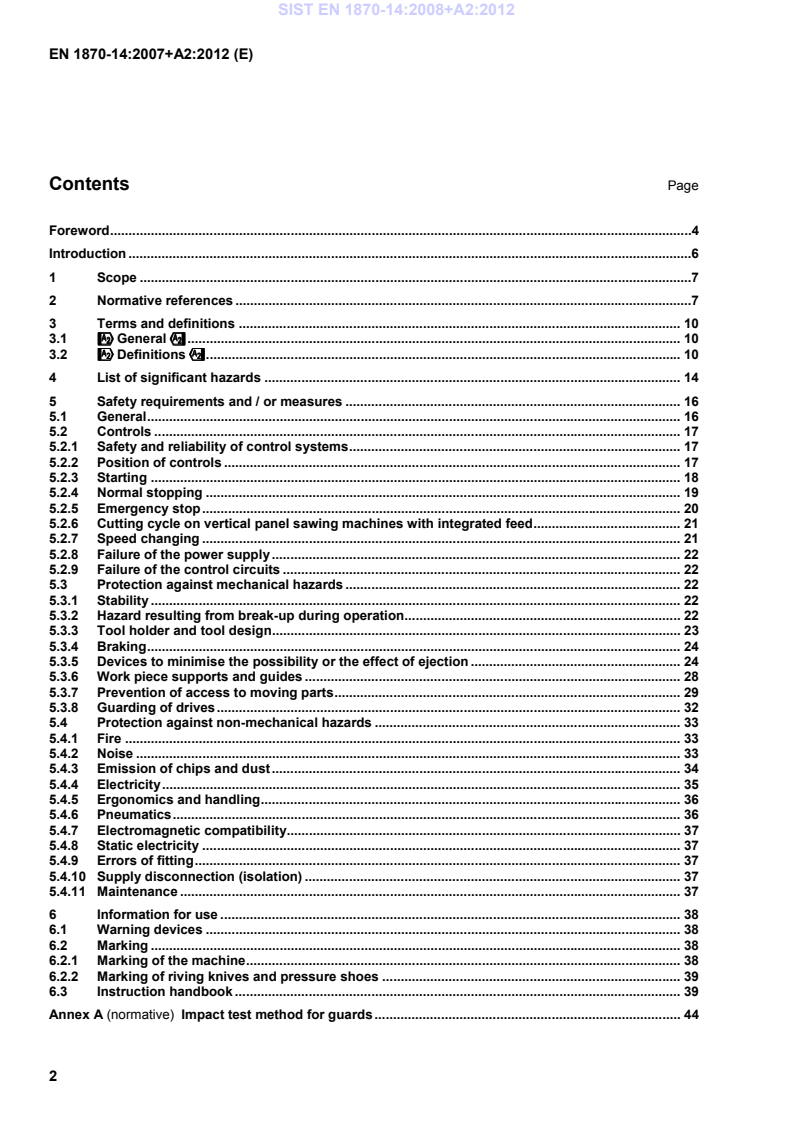 EN 1870-14:2007+A2:2012 EN 1870-14:2008+A2:2012 - Page 4 preview