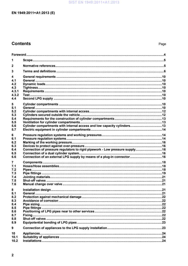 EN 1949:2011+A1:2013 EN 1949:2011+A1:2013 (EN) - BARVE - Page 4 preview