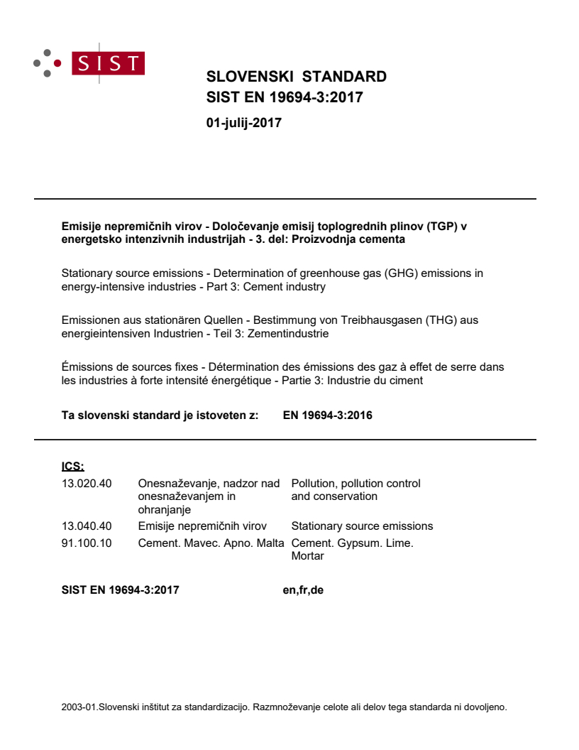 EN 19694-3:2016 EN 19694-3:2017 - BARVE - Page 1 preview