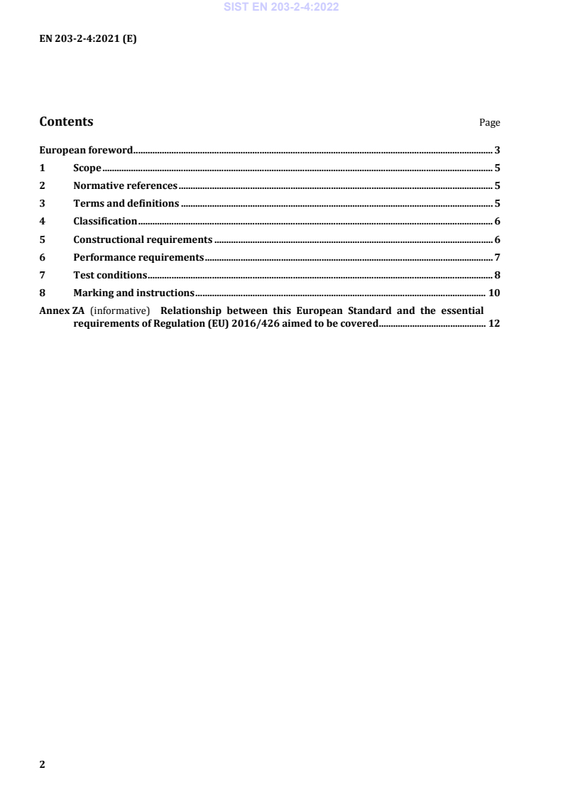 EN 203-2-4:2021 EN 203-2-4:2022 - Page 4 preview