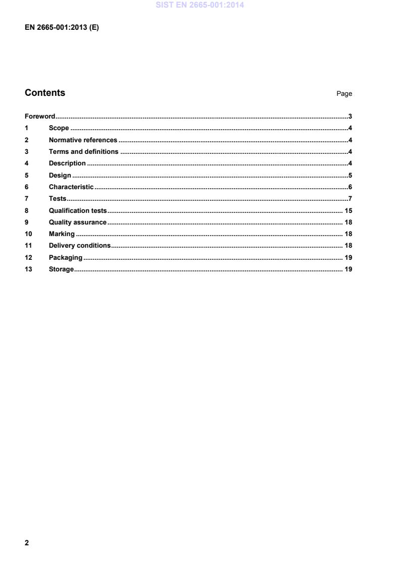 EN 2665-001:2013 EN 2665-001:2014 - Page 4 preview