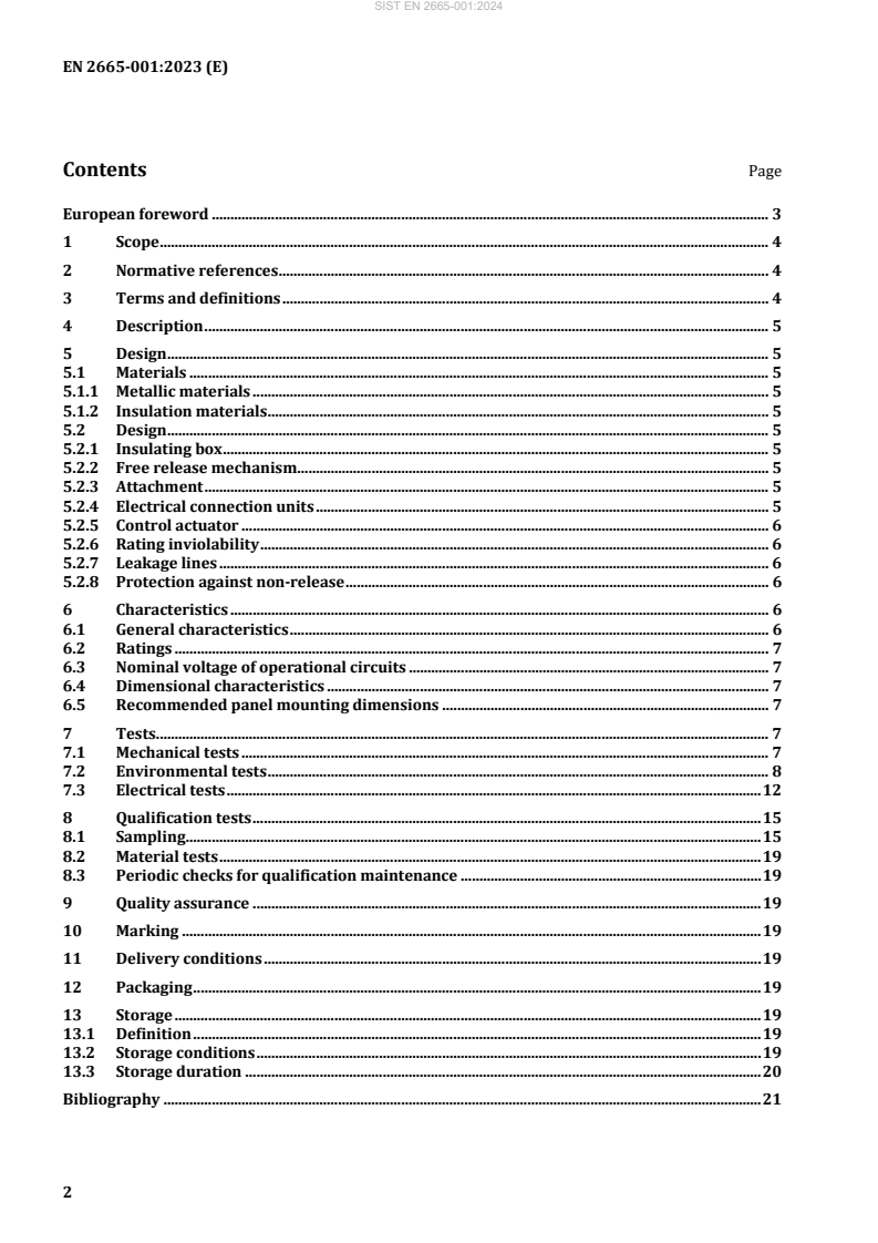 SIST EN 2665-001:2024 SIST EN 2665-001:2024 - Page 4 preview