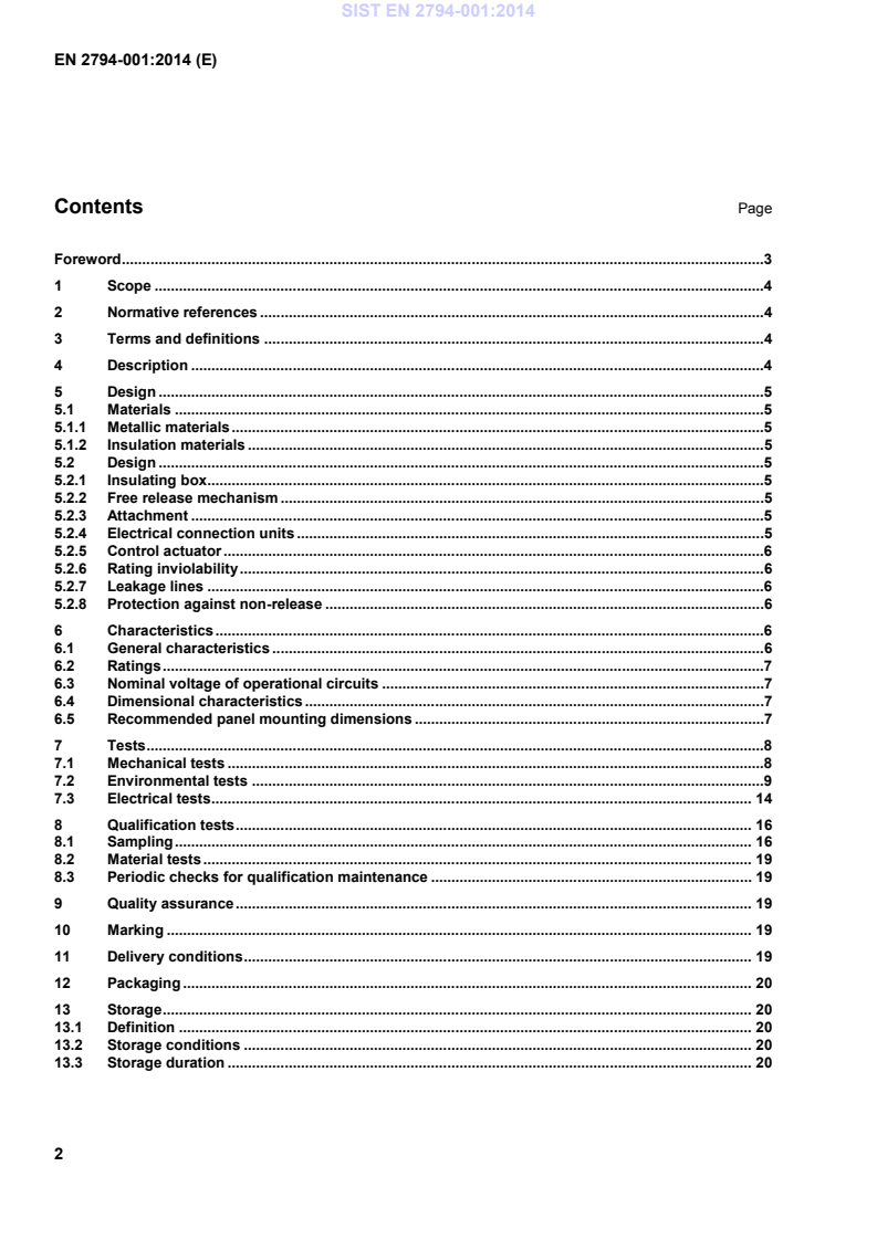 EN 2794-001:2014 EN 2794-001:2014 - Page 4 preview