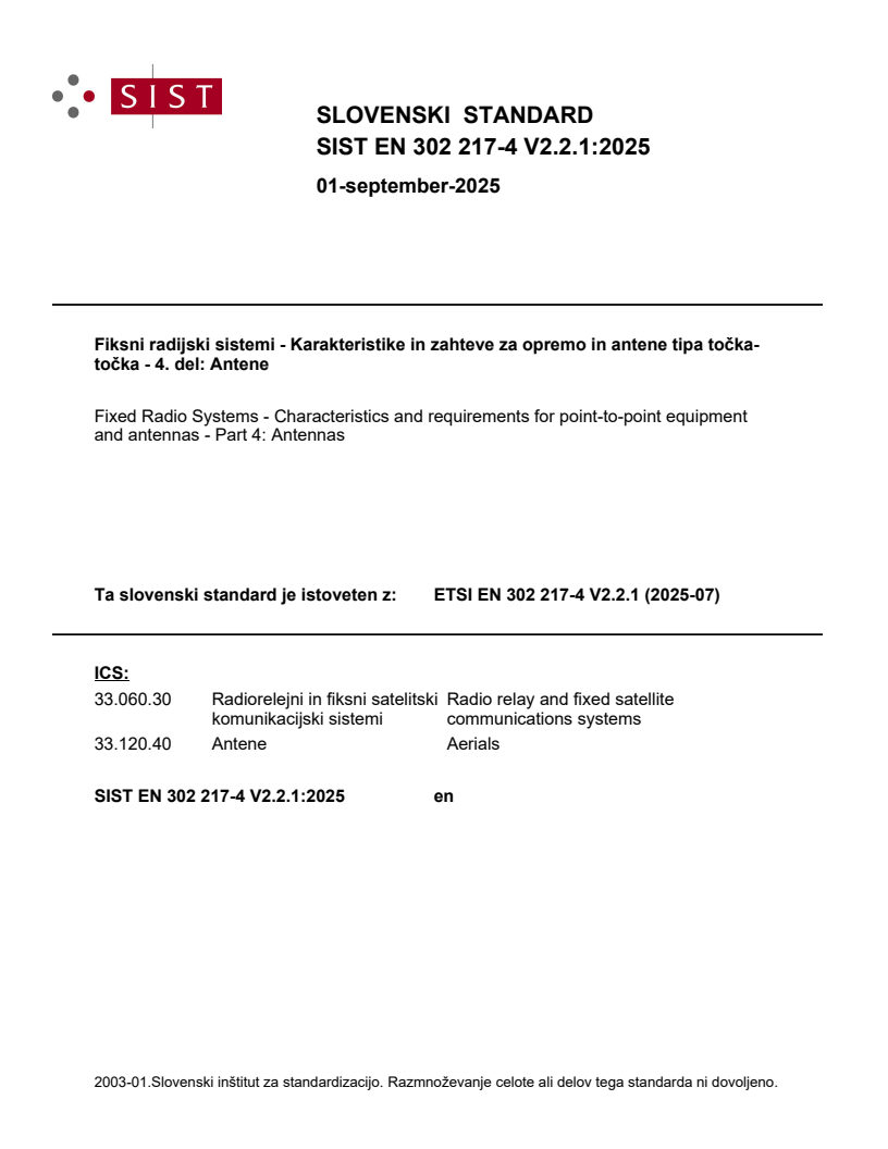 SIST EN 302 217-4 V2.2.1:2025 SIST EN 302 217-4 V2.2.1:2025 - BARVE