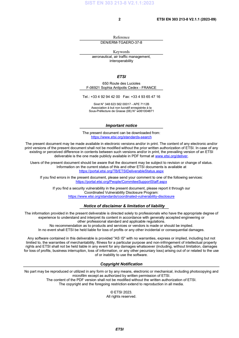 SIST EN 303 213-8 V2.1.1:2023 SIST EN 303 213-8 V2.1.1:2023 - Page 4 preview