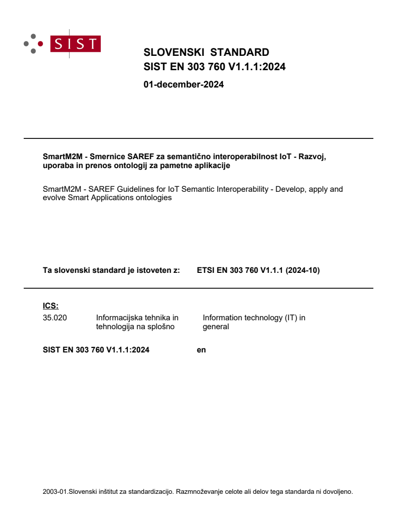 SIST EN 303 760 V1.1.1:2024 SIST EN 303 760 V1.1.1:2024 - BARVE - Page 1 preview