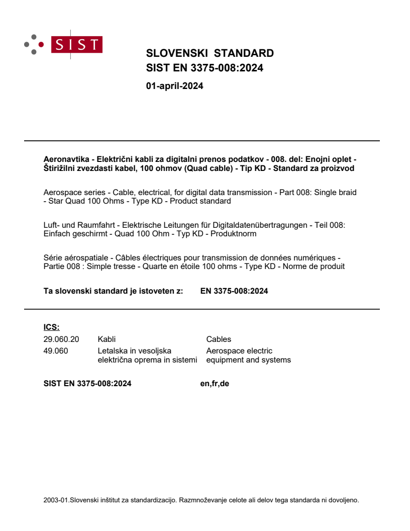 EN 3375-008:2024 EN 3375-008:2024 - BARVE - Page 1 preview