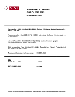 EN 3527:2025 EN 3527:2025 - Page 1 preview